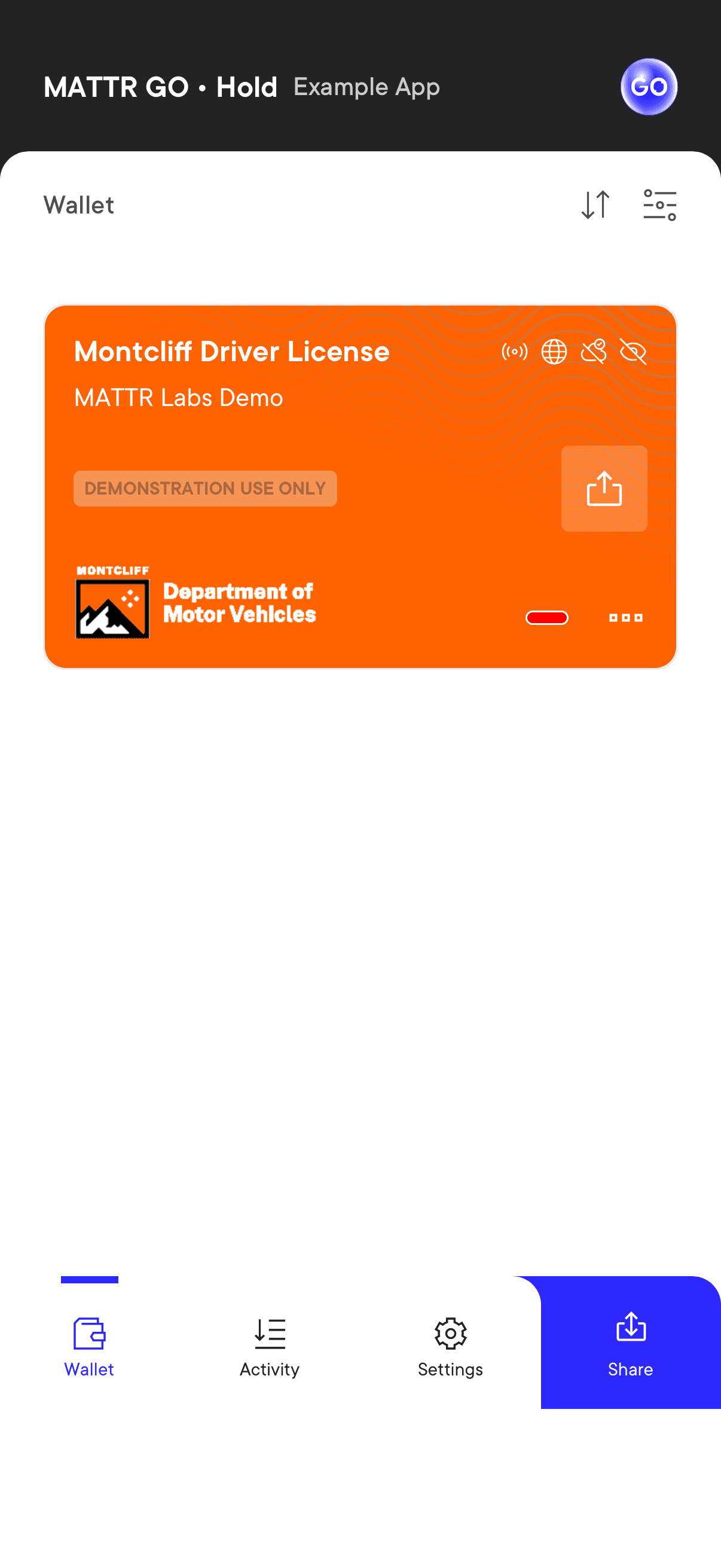 GO Hold Revoked Credential