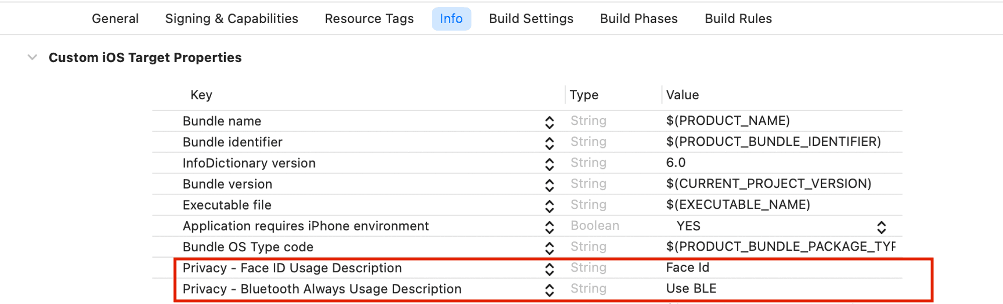 Privacy capabilities